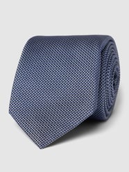 Krawatte mit Allover-Muster Modell 'Tie' von BOSS Blau - 46