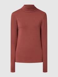 Shirt met lange mouwen van een mix van modal en elastaan  van Esprit Collection Rood - 5