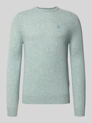 Sweter z dzianiny o kroju regular fit z czystej wełny od MCNEAL - 22