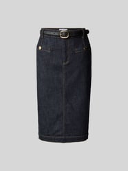Midirock in Denim-Optik von Self-Portrait - 35