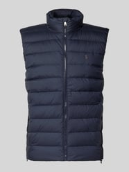 Kamizelka puchowa o kroju regular fit z wyhaftowanym logo od Polo Ralph Lauren - 9
