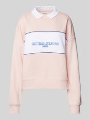 Sweatshirt mit Polokragen von Guess Jeans Pink - 12