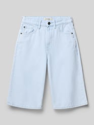 Szorty o kroju straight fit w optyce denimu od Garcia - 8