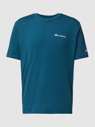 T-Shirt mit Label-Print von CHAMPION Türkis - 18