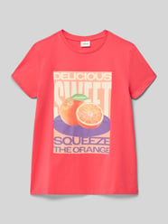 t-shirt o kroju loose fit z czystej bawełny od s.Oliver RED LABEL - 18