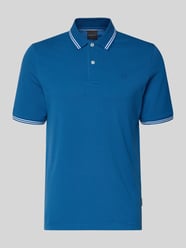 Regular Fit Poloshirt mit Logo-Stitching von bugatti - 33
