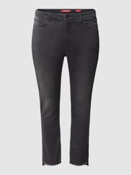 PLUS SIZE slim fit jeans, model 'ICARO' van Marina Rinaldi Grijs / zwart - 46