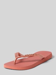 Teenslippers met logodetail van Havaianas Fuchsia - 46
