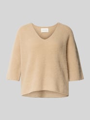 Sweter wełniany z mieszanki alpaki i wełny od Juvia - 48