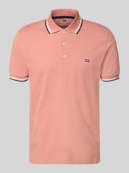 Koszulka polo w kroju regular fit z kontrastowymi paskami od Christian Berg Men - 5