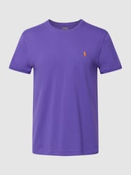 T-Shirt mit Label-Stitching von Polo Ralph Lauren Lila - 24