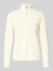 Strickpullover mit Stehkragen und Reißverschluss von Lindbergh - 3