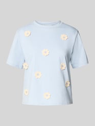 T-Shirt mit floralen Stickereien Modell 'FLORI' von Mango - 40