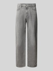 Straight Fit Jeans aus reiner Baumwolle im Used-Look von REVIEW - 16