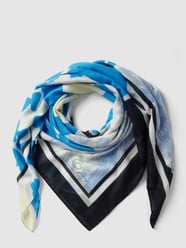 Sjaal met all-over motief, model 'Awali' van Opus Blauw - 43
