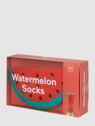 Socken mit Stretch-Anteil Modell "Watermelon“ von Eat my Socks Rot - 7
