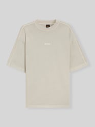T-shirt o kroju relaxed fit z czystej bawełny model 'TE_TILE' od BOSS Orange - 38