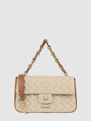 Crossbodytas met kettingriem, model 'Briana' van La Martina Wit - 3