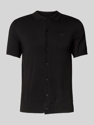 Slim Fit vrijetijdsoverhemd met gestikt logo model 'vero' van Lindbergh - 20