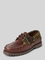 Schnürschuhe aus echtem Rindsleder Modell 'Deck' von Barbour - 11