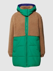 Gewatteerd jack met voering van teddybont, model 'AIDA' van TheJoggConcept Groen - 33