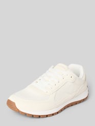 Niskie sneakersy z mieszanki skóry i tkaniny od Marc O'Polo - 47