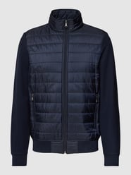 Jacke mit gerippten Abschlüssen von Christian Berg Men Blau / Türkis - 44