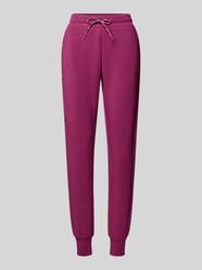 Tapered Fit Sweatpants mit Tunnelzug Modell 'ALLIE' von Guess Activewear Pink - 15