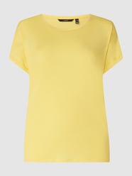 PLUS SIZE T-Shirt mit angeschnittenen Ärmeln Modell 'Ava' von Vero Moda Curve Gelb - 44