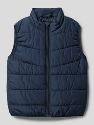 Steppweste mit Stehkragen Modell 'MYLANE' von Name It Blau / Türkis - 28