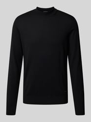 Gebreide pullover van scheerwol met opstaande kraag, model 'Davide' van JOOP! Collection - 9