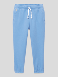 Sweatpants mit Logo-Stitching von Polo Ralph Lauren Kids Blau - 20