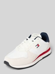 Lage sneakers van leermix, model 'EVA RUNNER' van Tommy Jeans - 9