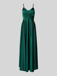 Abendkleid mit Spaghettiträgern und V-Ausschnitt von Laona - 35