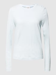 Shirt met lange mouwen in gemêleerde look van Marc O'Polo Blauw / turquoise - 40