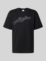 T-shirt o kroju oversize z logo w formie haftu od Karl Kani - 14