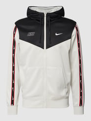 Sweatjacke mit Label-Print von Nike Beige - 14