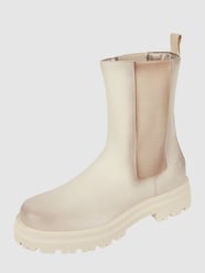 Chelsea Boots in Leder-Optik Modell 'Carley' von Bagatt Beige - 11