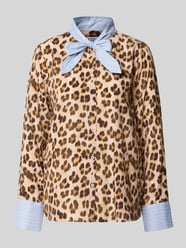 Regular Fit Schluppenbluse aus Viskose von Emily Van den Bergh - 20