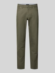 straight fit broek met structuurpatroon van Christian Berg Men - 18
