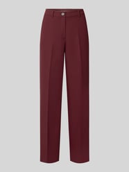broek met persplooien en steekzakken van MORE & MORE Bordeaux - 37