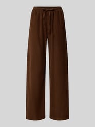 Wide Fit Stoffhose mit Strukturmuster Modell 'Mara' von ZABAIONE - 26