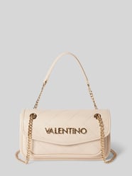 Handtasche mit Steppnähten und Label-Applikation Modell 'MANSION' von VALENTINO BAGS Beige - 14