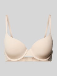 Seemless Bügel BH aus hochwertigem Microfaser Stretch Modell 'MICHELLE' von DORINA Beige - 3