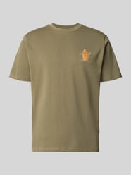 T-shirt z przeszyciami model 'SUN ISLAND' od Blend - 38
