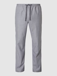 Loungehose mit Fischgrat-Dessin von Schiesser Grau - 33