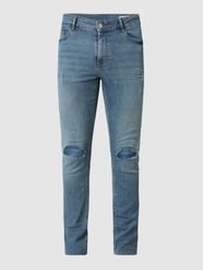 Skinny Fit Jeans mit Stretch-Anteil von REVIEW Blau / Türkis - 35