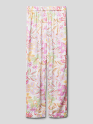 Broek van pure viscose, model 'EASY PEASY' van Roxy Wit - 20
