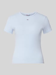 Slim fit t-shirt van katoenmix van Tommy Jeans - 31