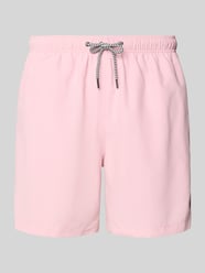 Badehose mit Gesäßtasche und Logo-Stitching von MCNEAL Pink - 13
